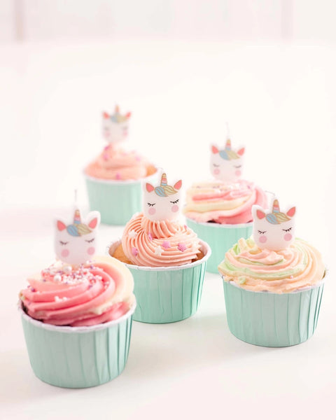 Unicorn Birthday Candles | Set of 5