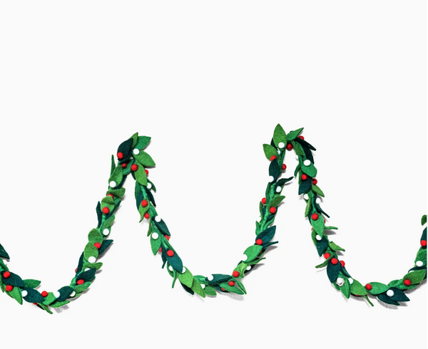 Felt Holiday Garland - 8 Feet