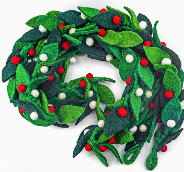 Felt Holiday Garland - 8 Feet