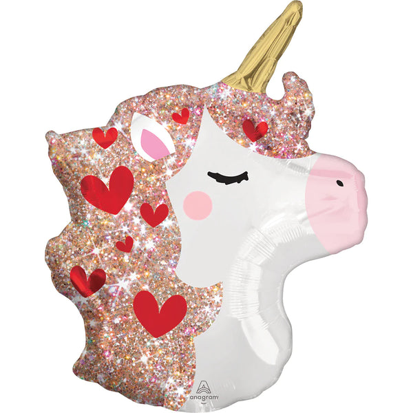 21" Unicorn Sparkles Mylar Balloon