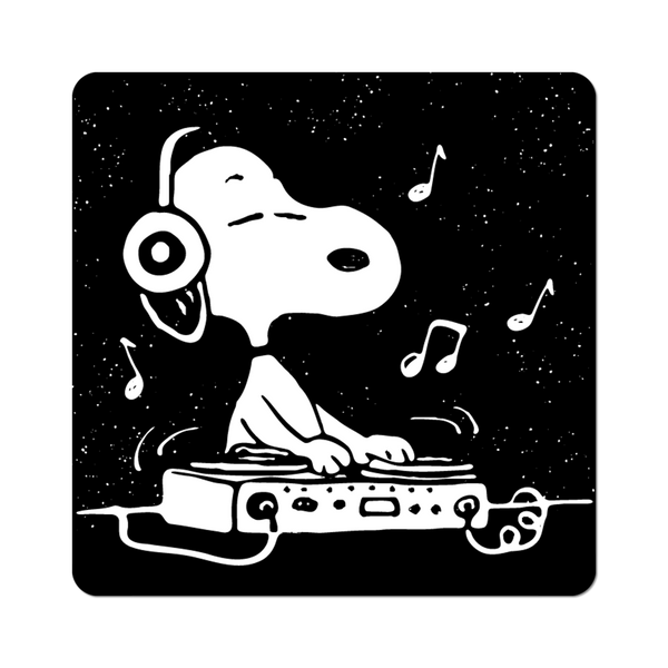 Snoopy DJ Sticker