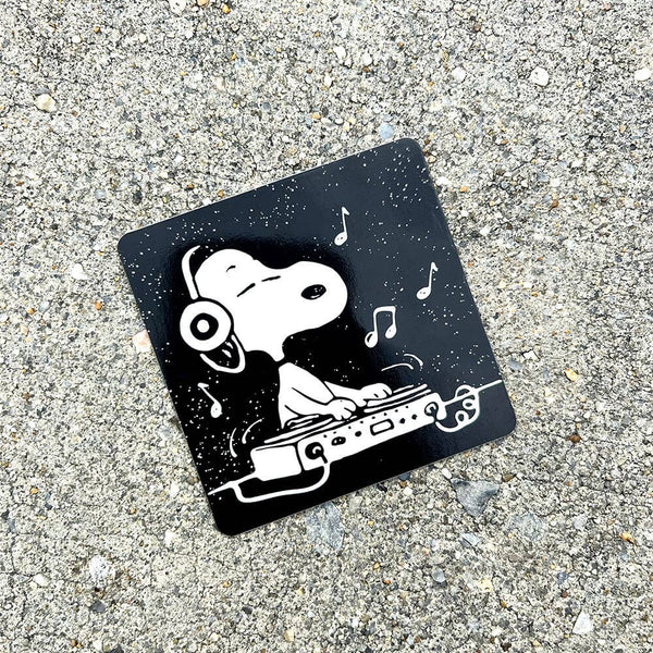Snoopy DJ Sticker
