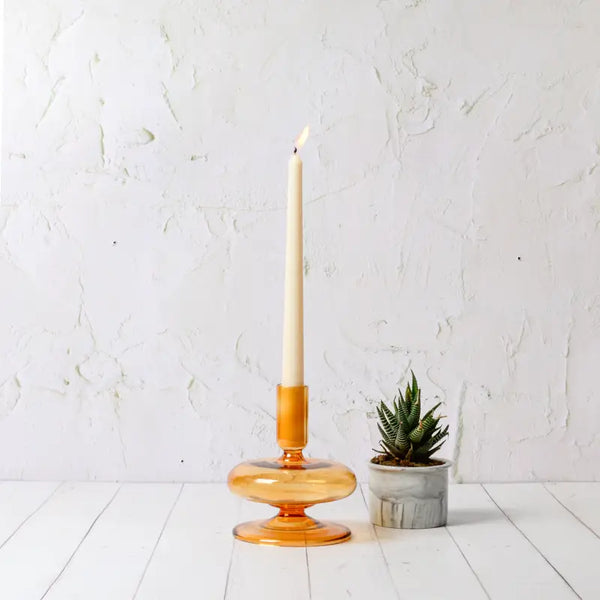 Borosilicate Glass Candle Holders - The 'Shawty