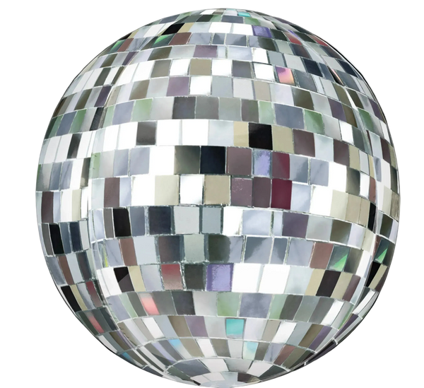 16" Disco Ball Orbz Foil Helium Balloon