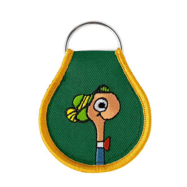 Richard Scarry Lowly Worm Patch Keychain