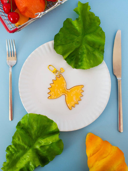 Farfalle Noodle Keychain