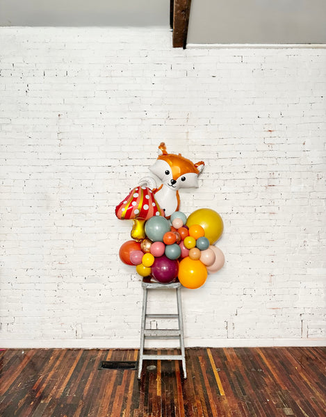 far away Woodland Organic Freestanding balloon art decor Pittsburgh