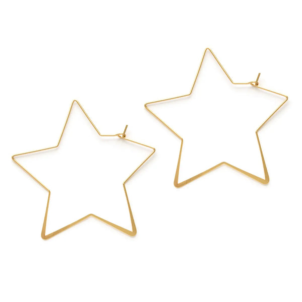 Giant Star Hoop Earring