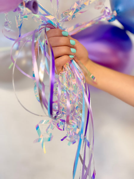 let it snow elsa frozen helium balloon bouquet tails CLOSE UP for delivery and pick up in pittsburgh