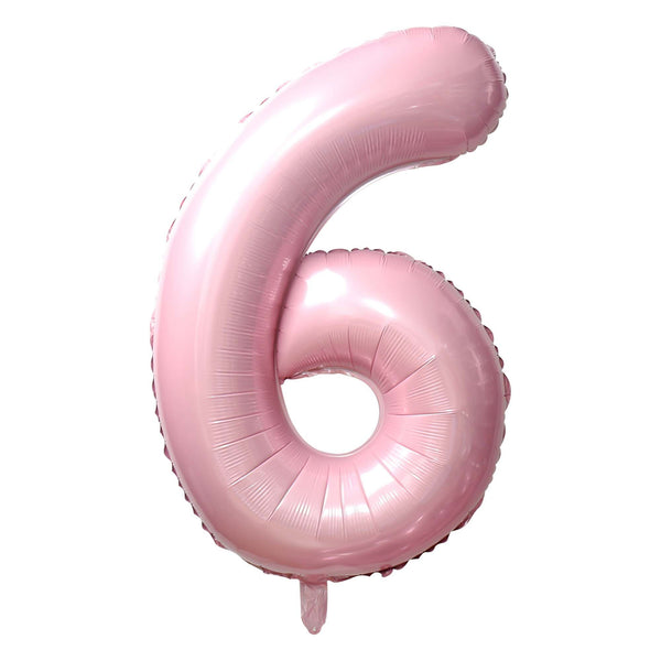 34" Foil Mylar '6' Number Helium Balloon (more colors)