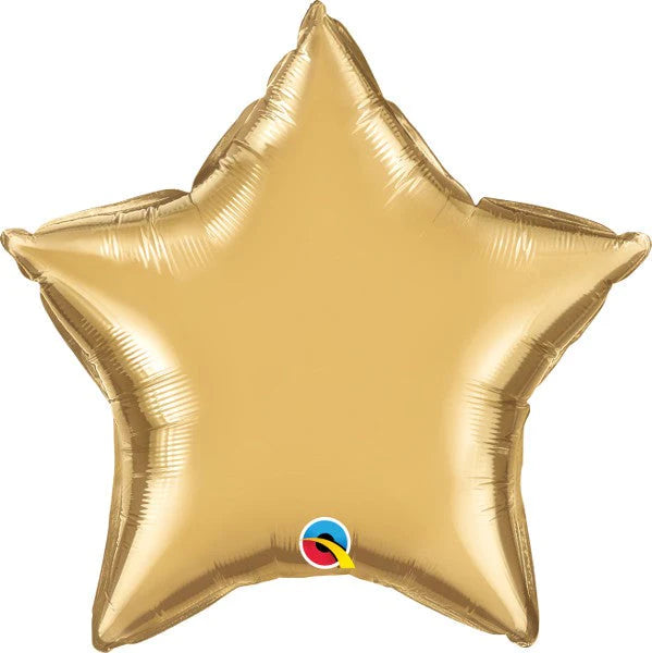 20" Chrome Gold Star