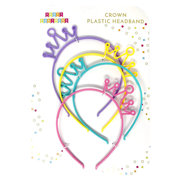 assorted color birthday crown headbands