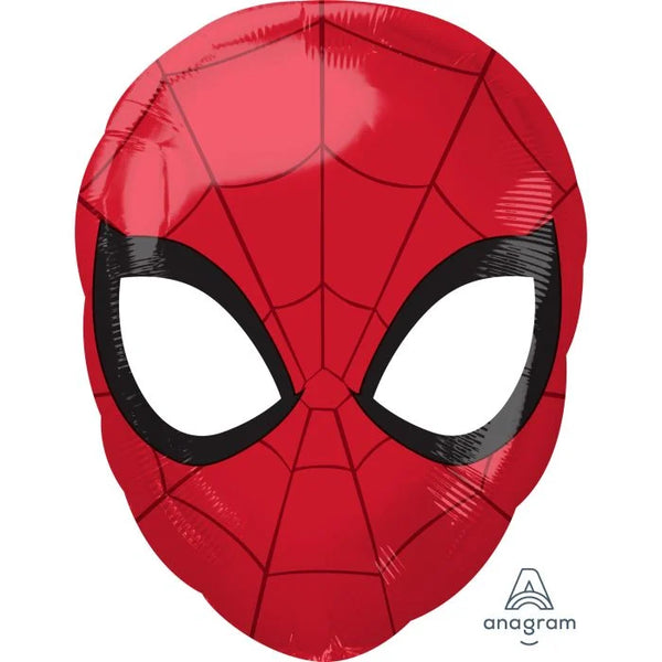 Spider-man Mask Face Foil Mylar Balloon