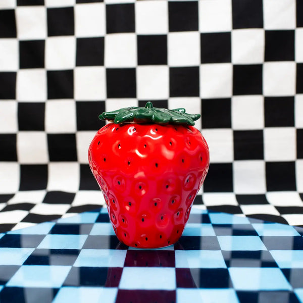 Ceramic Strawberry Jar