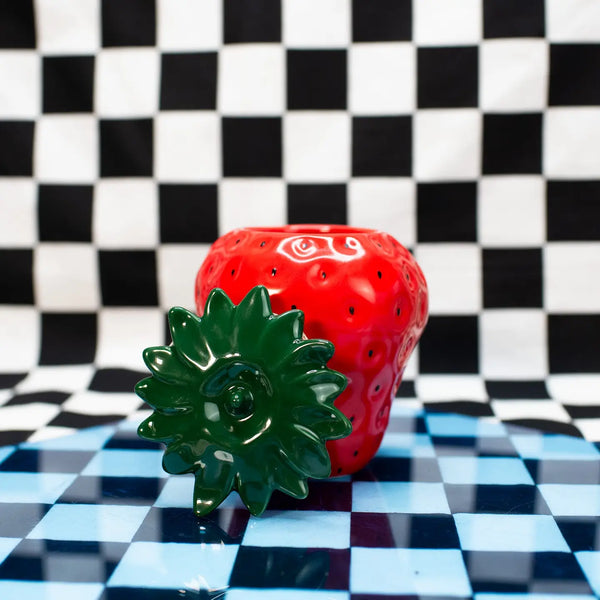 Ceramic Strawberry Jar