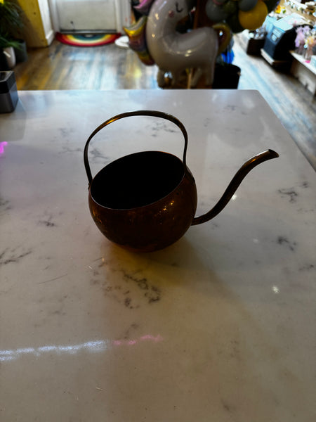 Vintage MCM Brass and Copper Watering Can