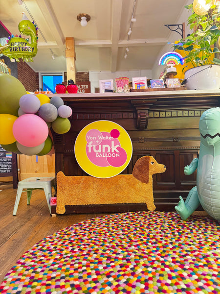 von walter and funkballoon dachshund rug for pick up or delivery