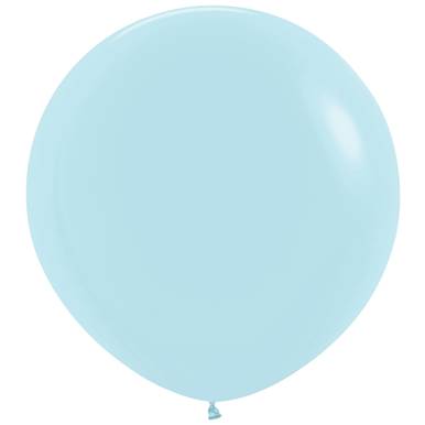 3' Pastel Matte Blue Balloon
