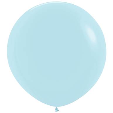 3' Pastel Matte Blue Balloon