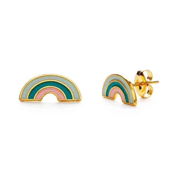 Rainbow Stud Earrings (more colors) 🌈
