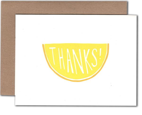 Thanks Lemon  greeting card