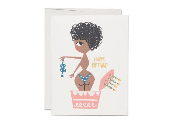 Happy Birthday Suit Greeting Card