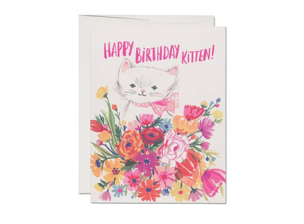 Happy Birthday Kitten Greeting Card