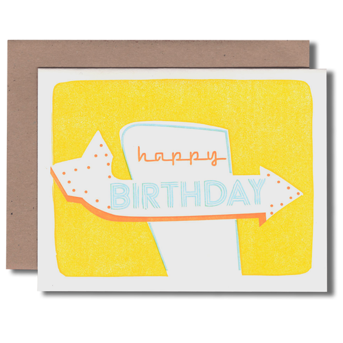 Signage Birthday greeting card