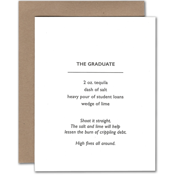 Graduation Cocktail Card