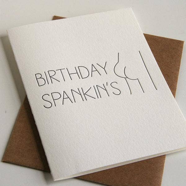 Birthday Spankin's Card