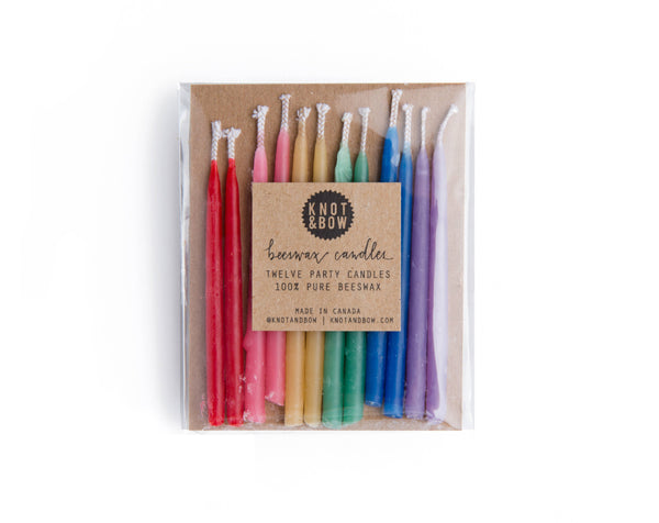Knot & Bow Beeswax 🌈 Party Candles