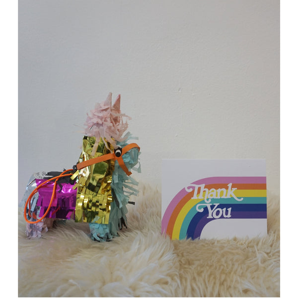 Rainbow Thank You Greeting Card