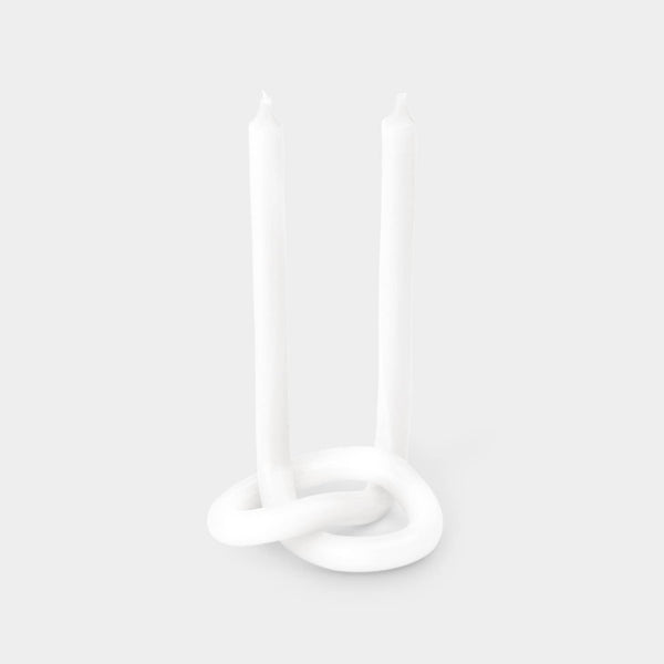54 Celsius Knot Candle in White