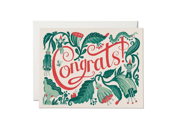 Elf Congrats Greeting Card