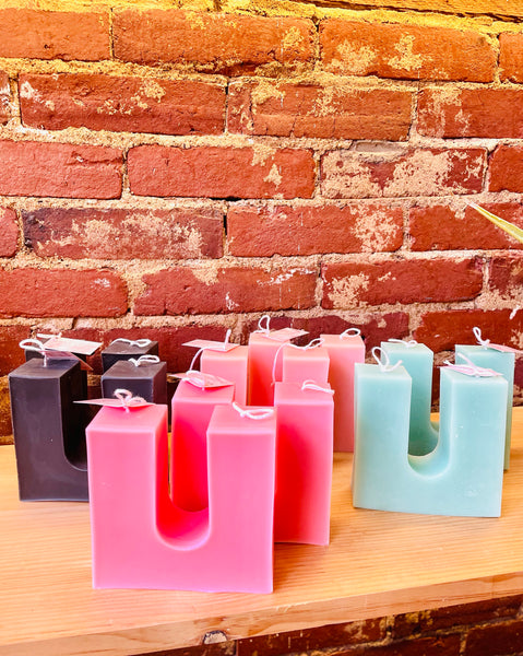Giant 'U' Candle (more colors)