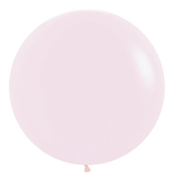 24" Pastel Matte Pink Balloon