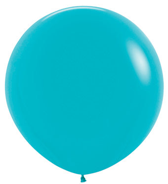 24" Deluxe Turquoise Blue Balloon