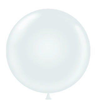 24" White Balloon