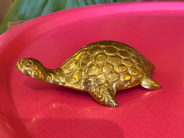 Vintage Brass Sea Turtle