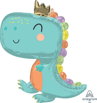 31 babysaurus dinosaur helium foil balloon for pick or delivery in pittsburgh