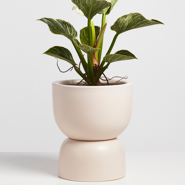 9" Ceramic Hourglass Planter (more colors)