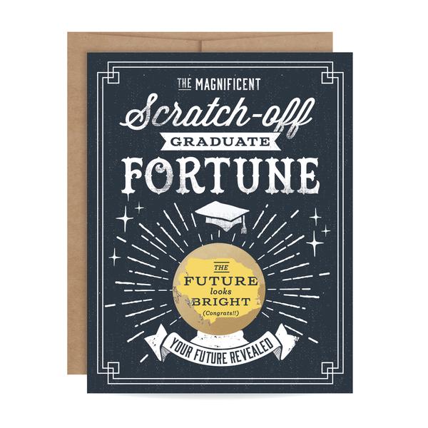 Graduate Fortune Scratch-off Greeting Card