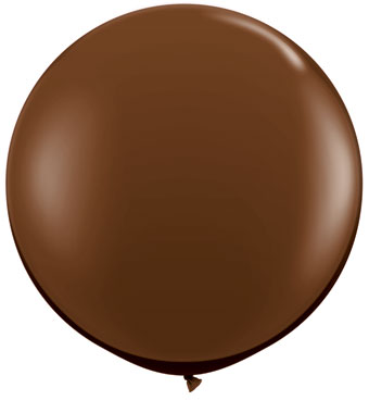 3' Chocolate Brown Balloon