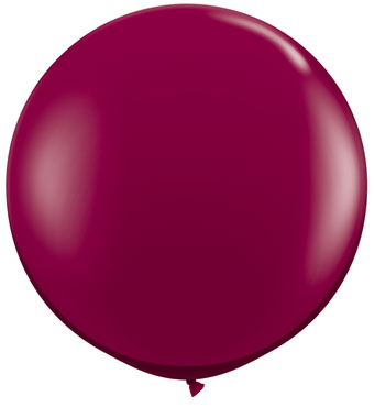 3' Sparkling Burgundy  Balloon