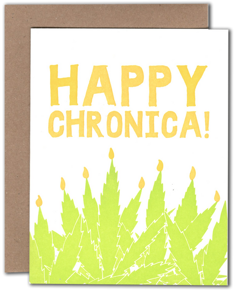 Happy Chronica  greeting card