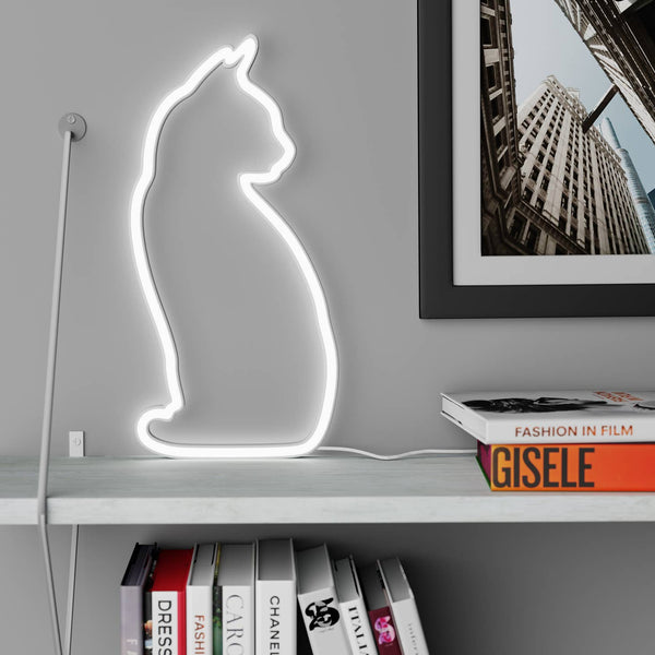 LED Neon Cat Light