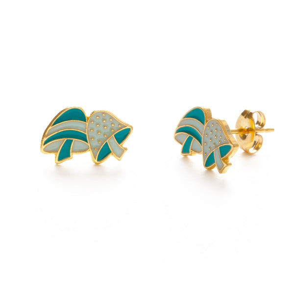 70's Shroom Stud Earrings 🍄 (more colors)