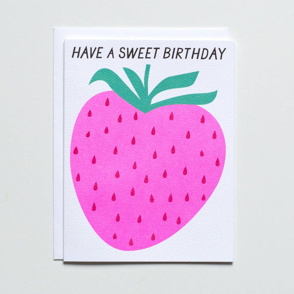 Strawberry Sweet Birthday Card