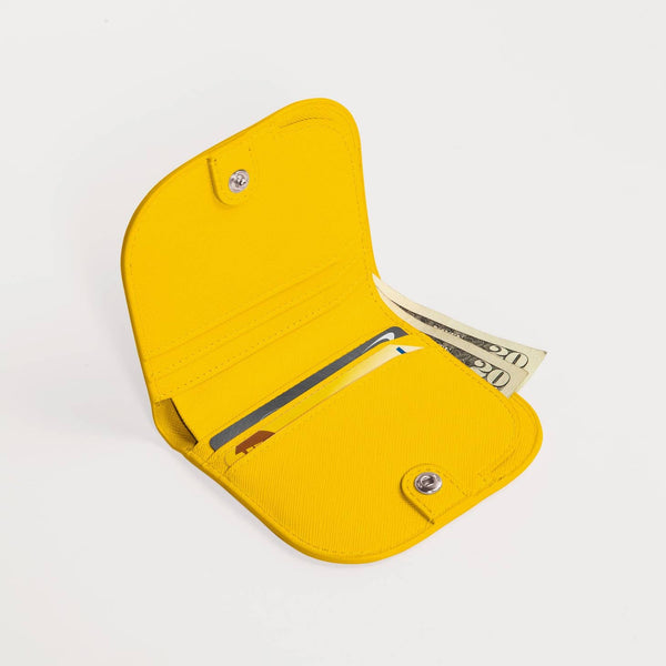 Dome Wallet in Yellow