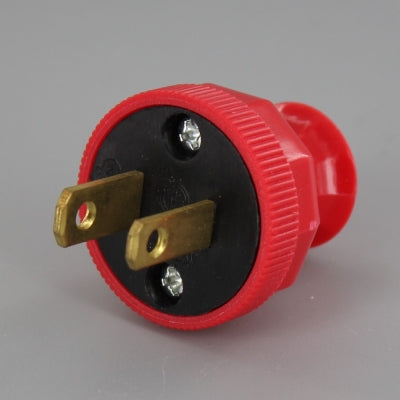 Polarized Lamp Plug with Screw Terminal Connection